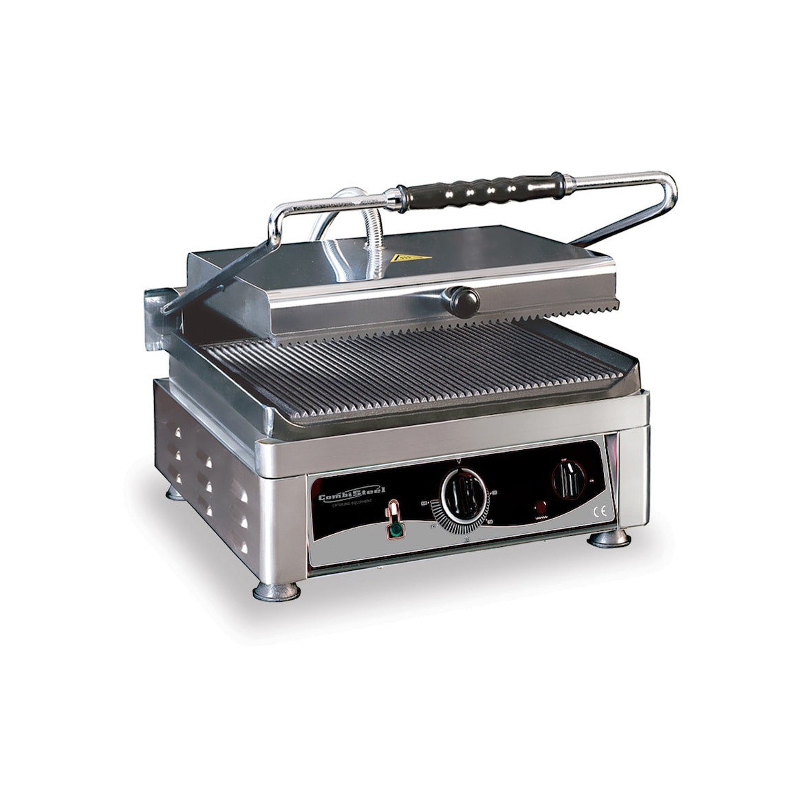 Grill à panini professionnel Rainuré   2,5 kW