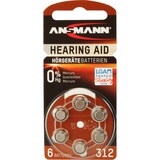thumbnail of Ansmann 5013233 1x6 Zinc-Air 312 (PR41) Hörgeräte Batterien