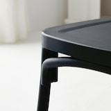 thumbnail of Lot de 4 chaises noires style BISTROT en résine polypropylène