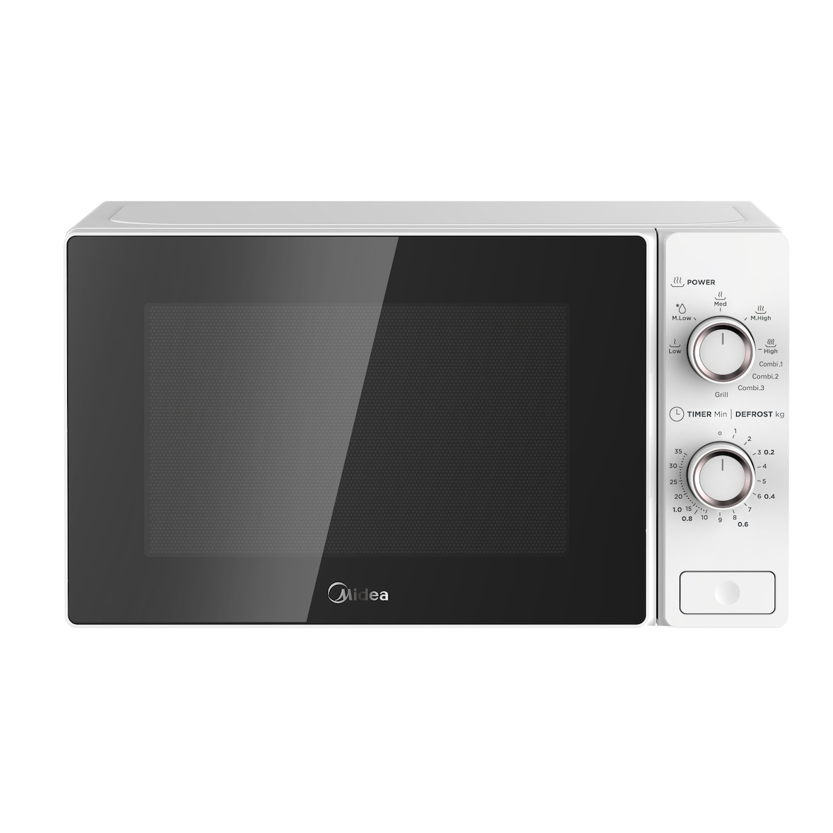MIDEA MCM208GMWP, microondas grill, 20 l, 700 W, blanco
