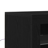 thumbnail of vidaXL Sideboard mit LED-Leuchten Schwarz Eiche 60,5x37x67 cm