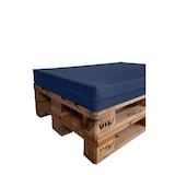 thumbnail of TexDeko Palettenkissen für Europalette 120x80x12cm Wasser-& Schmutzabweisend, abnehmbarer Bezug mit Reißverschluss, waschbar (Blau)