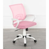 thumbnail of Sillas de oficina con asiento textil color Blanco y Rosa. Modelo Martina