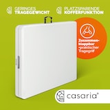 thumbnail of Casaria Buffettisch Gartentisch Klappbar 183cm Weiß - 2er Set
