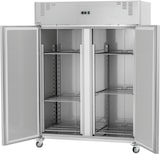 thumbnail of Bartscher Kühlschrank KGN2-212, 1485 x 835 x 2050 mm (BxTxH), steckerfertig - 230 V, fahrbar