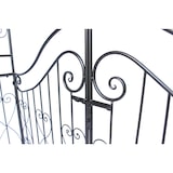 thumbnail of Rosenbogen mit Tor Pforte 131872 aus Metall Gartentor 282x160 cm Rankgerüst