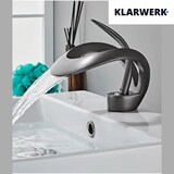 thumbnail of NAVIS | Design Waterval Kraan Badkamer Titanium Grijs Badkamer Kraan|Elegante premium roestvrijstalen voor spoelbakken|Hotelmengkraan 2 aansluitingen
