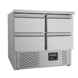thumbnail of Saladette e tavolo refrigerato 4 cassetti temp. da +2°C a +8°C