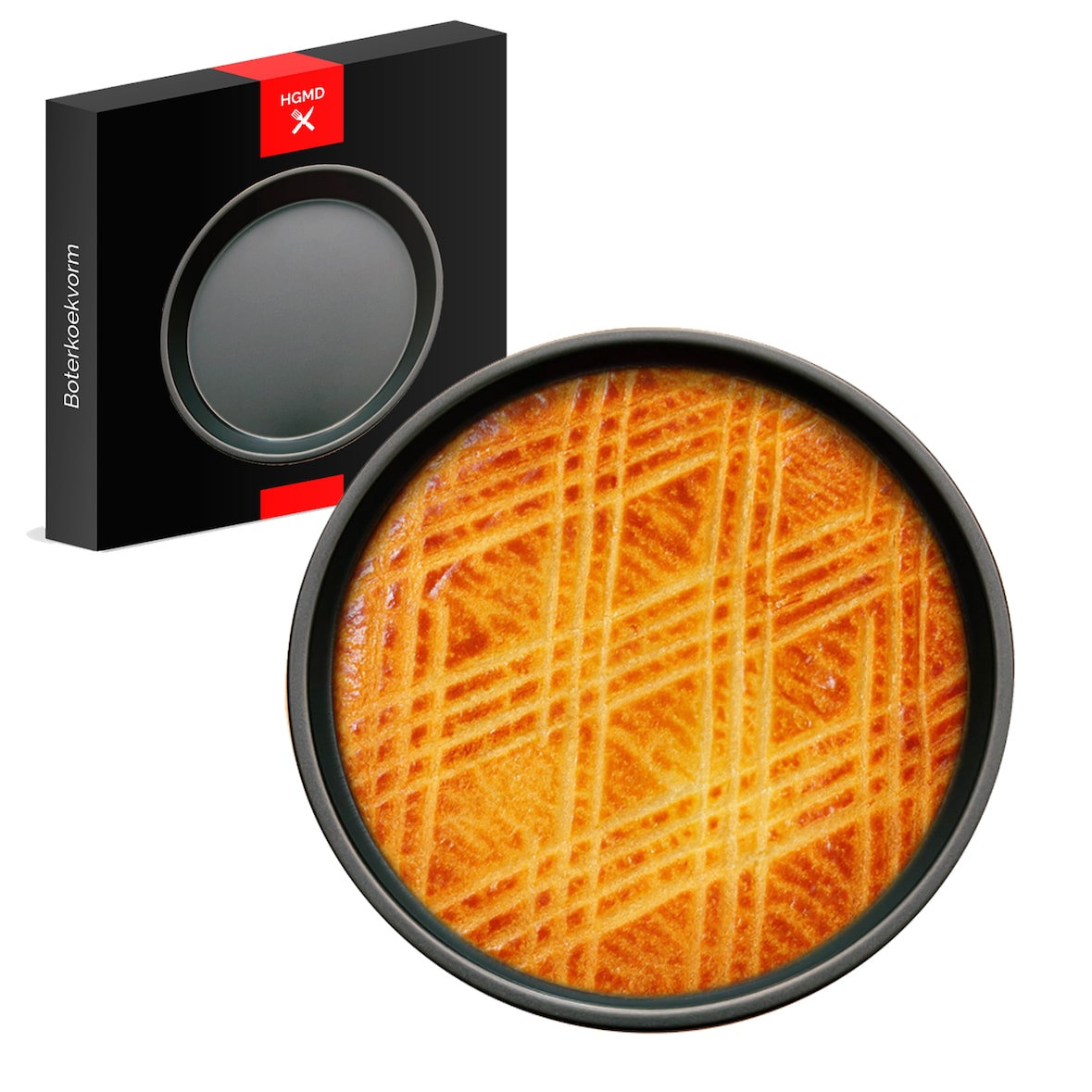 HGMD Butterkuchenform Ø 21,5 - Inklusive 50 Backbleche - Rund