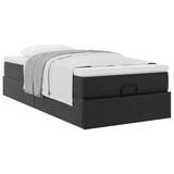 thumbnail of vidaXL Ottoman-Bett mit Matratze Schwarz 80x200 cm Kunstleder