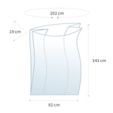thumbnail of Großvolumen XXL Abfallsäcke aus LDPE 360 L