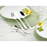 thumbnail of 180-tlg. Sparset SYLVIA, Edelstahl 18/0, enthält je 36 Menümesser, Menülöffel, Menügabeln, Kaffeelöffel, Kuchengabeln, 1 Behälter