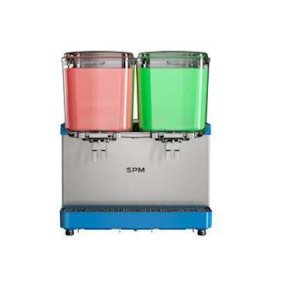 Distributeur de boisson jus cocktails réfrigérée 2 cuves capacités 18+18 litres 520x450x790 PRO2X18