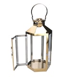 thumbnail of Vacchetti Set di 2 lanterne in metallo oro