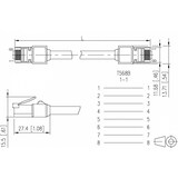 thumbnail of METZ CONNECT Patchkabel Kat.6 (Class E) S/FTP, Ultraflex500 VoIP, AWG 26, LSOH, weiß, 5 m