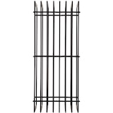 thumbnail of Portalegna IRVING in metallo nero opaco 40x50x100 cm