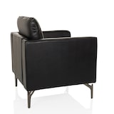 thumbnail of Loungestoel / eenzitsbank BAVERO PU zwart hjh OFFICE