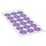 thumbnail of Dreifke® Prüfplakette Geprüft VDE 0701/0702 28-34, violett, Dokumentenfolie, Ø30mm, 18 Stk.