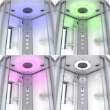 thumbnail of Duschkabine Komplettdusche Fertigdusche Dusche D46-60T1 100x100 cm ohne 2K Scheiben Versiegelung