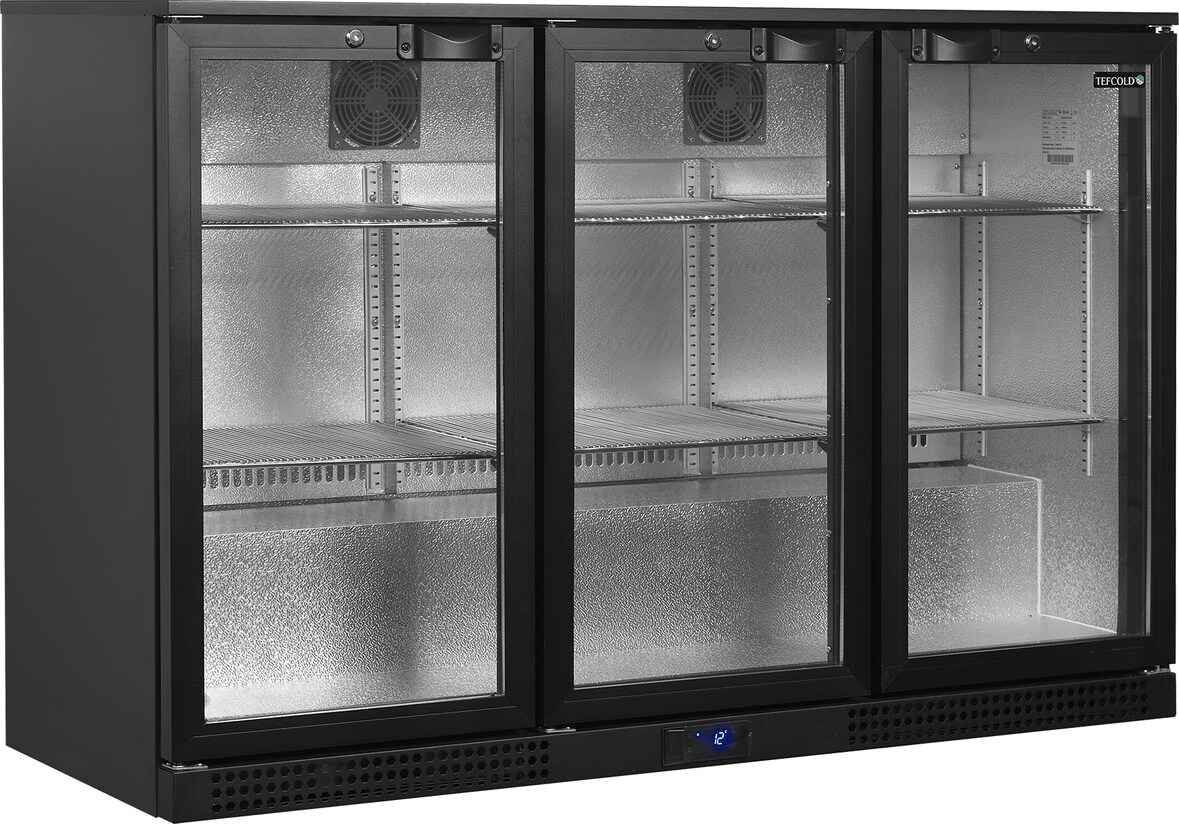 TEFCOLD Backbar-Kühlschrank BA31H 311l Schwarz