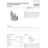 thumbnail of Caleffi AERCAL® - 1/2" automatischer Schnellentlüfter für alle Heizkörperartenr