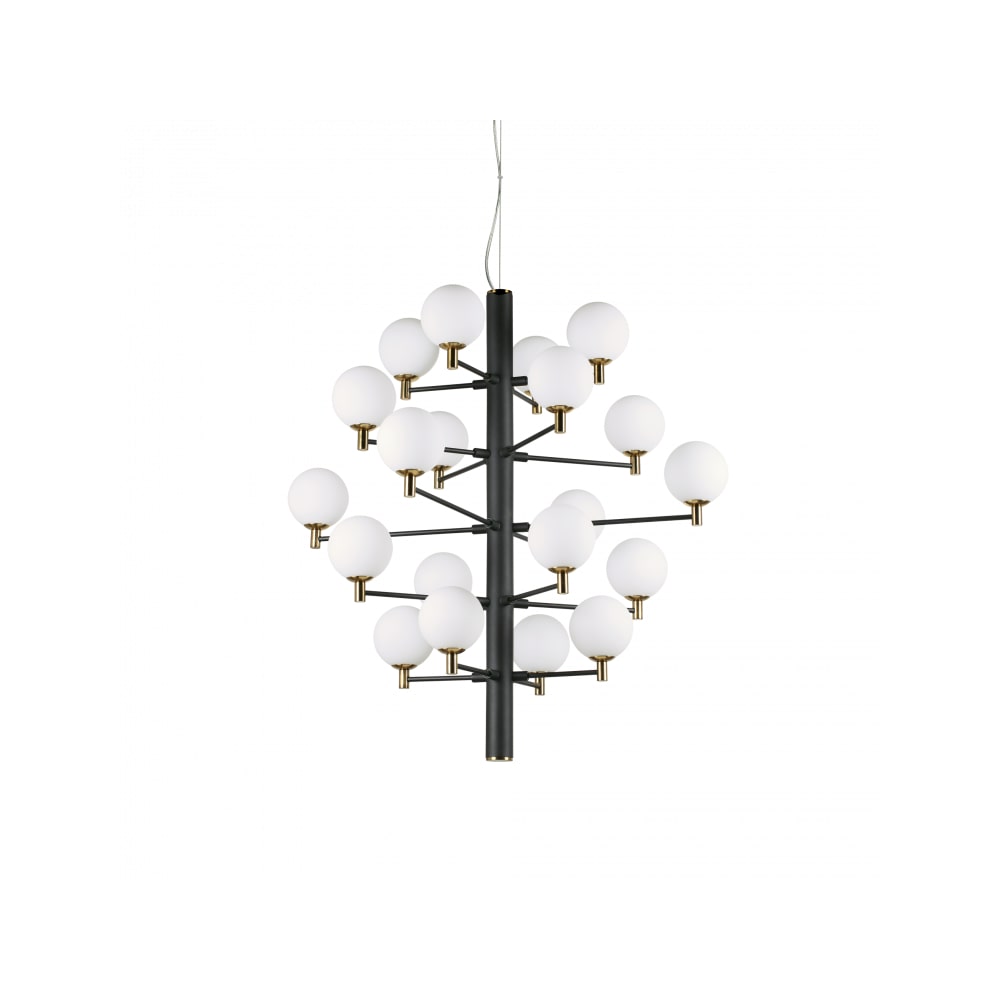 COPERNICO SP20, Sospensione nera, Ideal Lux
