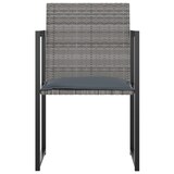 thumbnail of vidaXL 5-tlg. Garten-Essgruppe mit Kissen Poly Rattan Grau