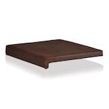 thumbnail of Lycce Bankauflage BRAUN Klemmkissen Sitzkissen mit 1 Leiste 35cm Klemmtiefe Wildlederoptik zb. für Gastraum, Stühle, Bänke etc