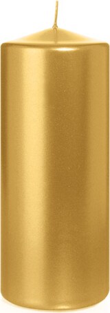 thumbnail of Stumpenkerzen Gold Ø 58 x 150 mm, 16 Stück