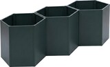 thumbnail of 3er-Set Hochbeet HWC-P64, Metallhochbeet Gemüse-/Pflanzbeet Blumenkasten Pflanzkübel Stahl 77x264x100cm ~ grün
