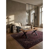 thumbnail of Couchtisch 120x60x46 cm Akazie Massivholz / Metall Baumkante, Design Wohnzimmertisch Rechteckig, Sofatisch Stubentisch Braun, Kaffeetisch mit