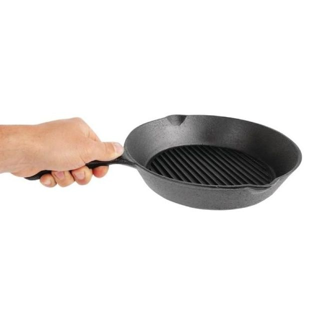 Vogue Ronde Koekenpan Gietijzeren Grillpan 26,7cm