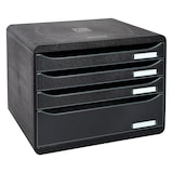 thumbnail of Exacompta 315714D 1x BIG-BOX PLUS HORIZON ladenbox met 4 laden, Ecoblack, zwart