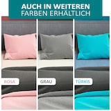 thumbnail of Teddyplüsch Winter Bettwäsche 200x200 Petrol Türkis Grau 3 teilig flauschig warm