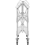 thumbnail of Royal Catering Carro de servicio - 3 estantes - 58 x 40 cm - 90 kg - Plegable -