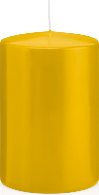 Stumpenkerzen Dotter Gelb 200 x Ø 98 mm, 6 Stück