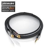 thumbnail of Primewire Cinch zu 3,5-mm-Klinke Audio-Kabel, Stereo HiFi Audio-Adapter mehrfach geschirmt, RCA zu AUX - 5m