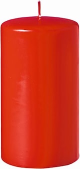 thumbnail of Kerzen Stumpenkerzen Paprika Rot, 120 x 40 mm, 16 Stück