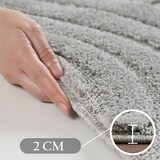 thumbnail of Carpetsale24 Teppich 120x170 cm Grau, Hochflor Wohnzimmer Teppich, Weich & Flauschig, Skandinavisch Boho Stil, Langflor Shaggy, Pflegeleicht