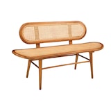 thumbnail of SIT Möbel Bank groot | Zitting en rugleuning rotan | Onderstel teakhout natuurlijke kleur | B 141 x D 50 x H 81 cm | 05359-01 |Serie RATTAN