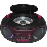 thumbnail of Denver TCL-212BT PINK Lecteur de CD Portable Boombox. Radio FM. Bluetooth. 4W. Entrée AUX. Lecture MP3 Via USB Bleu