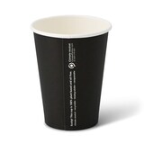 thumbnail of greenbox - Pappbecher 300 ml / 12 oz, Ø 90 mm, schwarz, 50 St.