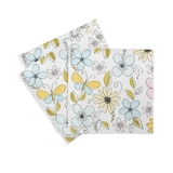 thumbnail of Sovie HOME Serviette Nikita aus Linclass® Airlaid 40 x 40 cm, 12 Stück Schmetterling Blumen Frühling Sommer