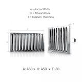 thumbnail of Filtros de Lamas Inox para Campana Extractora Industrial 45x45 - AISI 430