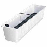 thumbnail of Geli Bewässerungskasten 80cm weiß Balkonkasten Blumenkasten Pflanzkasten Weiß