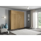 thumbnail of Itamoby -  Kentaro Quercia Natura Doppelbett mit Säule - Oberlichtschrank - Oberschrank über Säule Klappbett