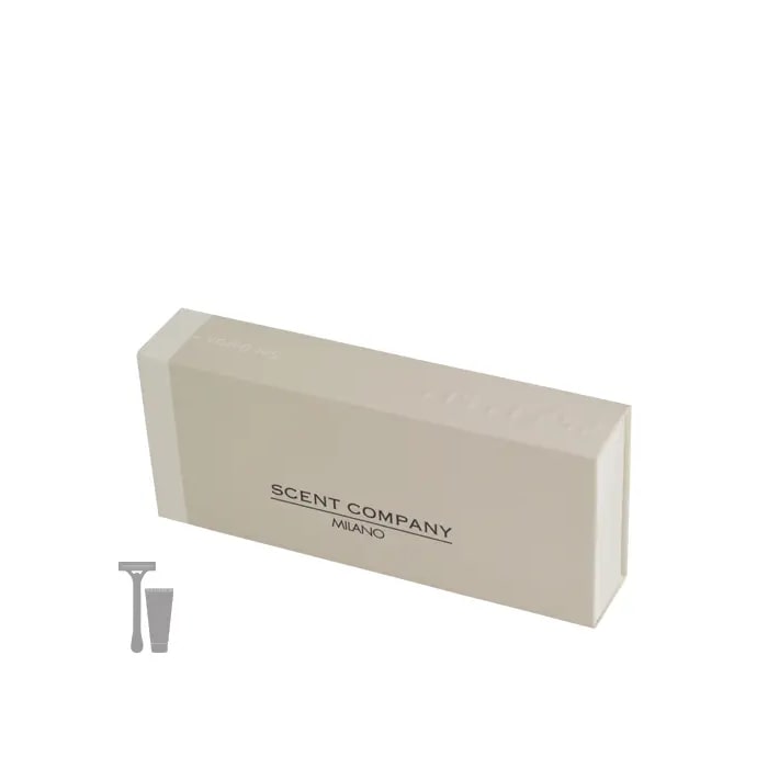 Set da barba rasoio due lame Scent Company Milano (25 pezzi)
