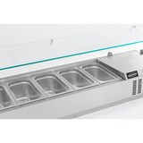 thumbnail of Aufsatzvitrine Albon | 1/3 GNx6 | HxBxT 43,5x140x39,5cm + CHEFGASTRO Geschirrtuch
