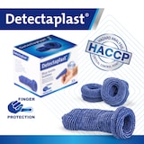 thumbnail of Pansement doigtiers bleu en textile X30 - Detectaplast