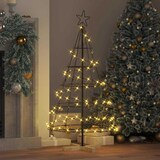 thumbnail of vidaXL Weihnachtsdeko mit Ständer Schwarz 125 cm Stahl
